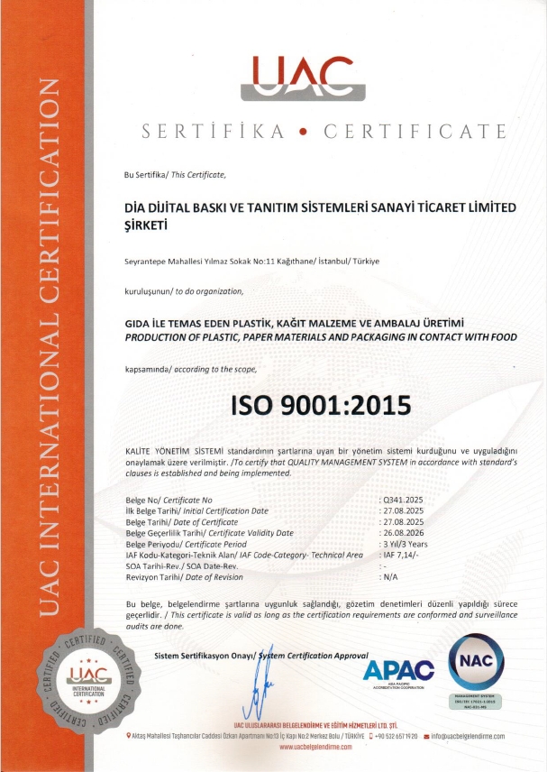 ISO 9001 Kalite Yönetimi