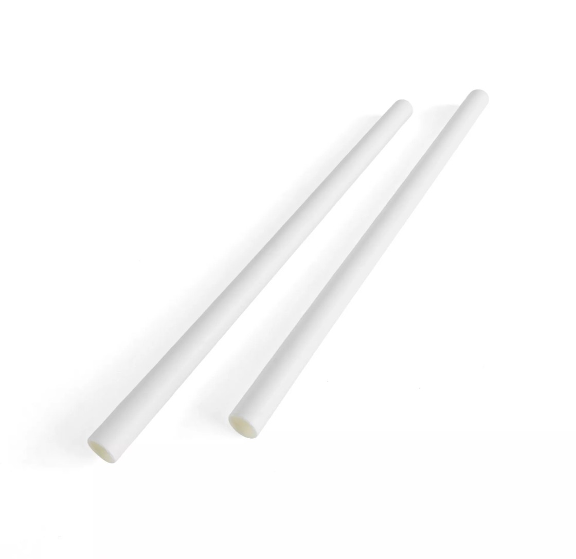 Beyaz Kağıt Pipet (6X197 MM)